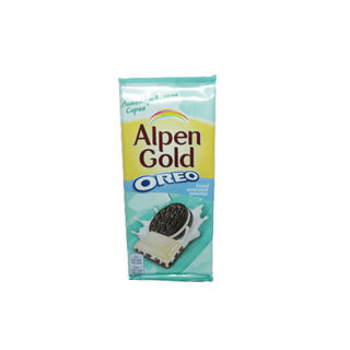 Шоколад Альпен Голд молочный Орео и белый 95г